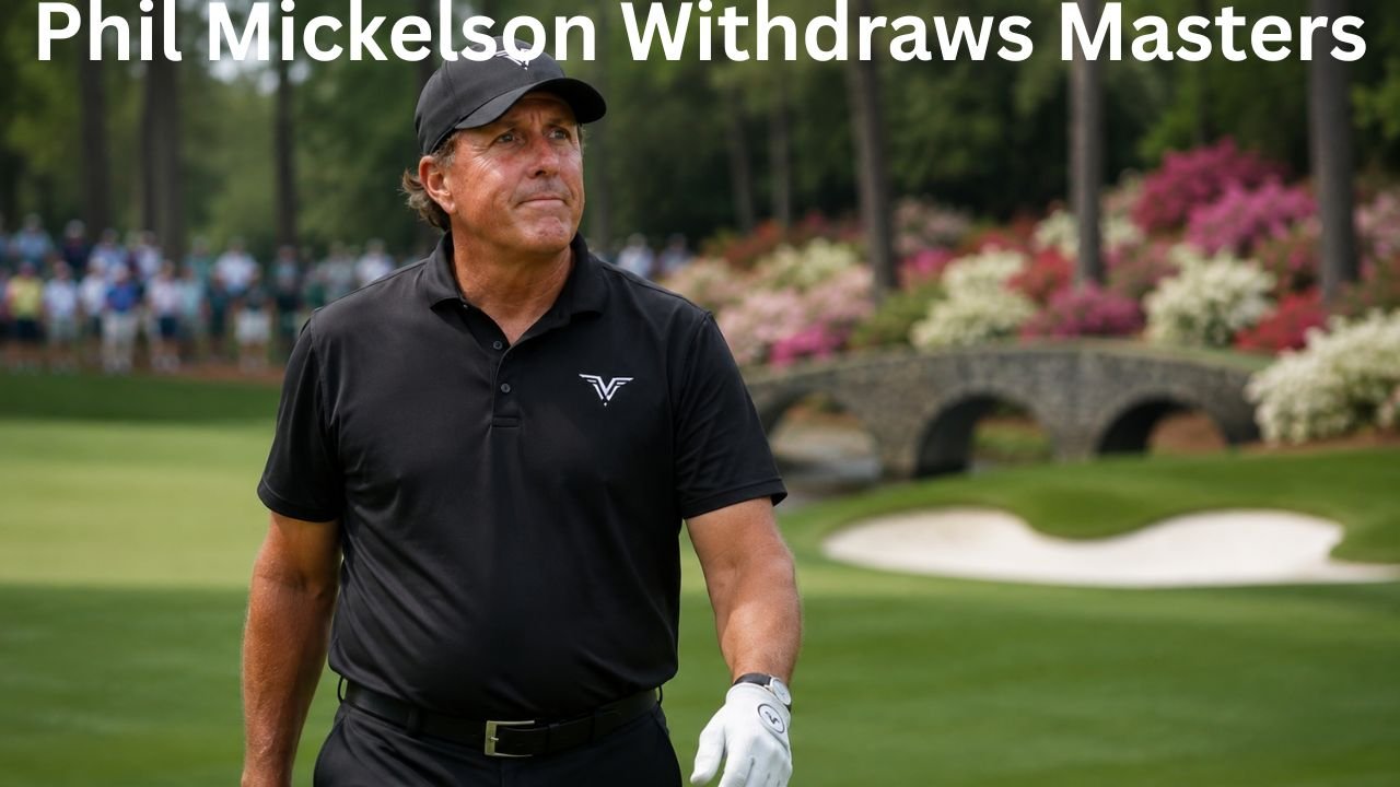 Phil Mickelson Withdraws Masters